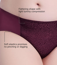 Load image into Gallery viewer, Enamor P148 Luxe Satin Hipster Panty for Women - Mid Waist, Outer Elastic, Medium Coverage (Fig)

