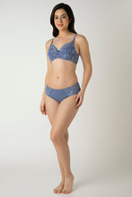 Load image into Gallery viewer, Amante Luxe Support Non-Padded Wired Bra  - Moonlight Blue 101601
