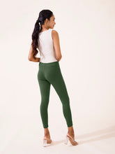 Load image into Gallery viewer, Go Colors Evergreen Cotton Stretch Ankle Length Leggings
