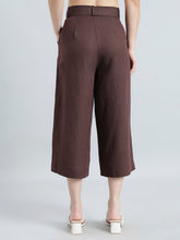 Load image into Gallery viewer, Go Colors Brown Linen Blend Culottes
