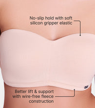 Load image into Gallery viewer, Enamor The Strapless Balconette T-Shirt Bra - Padded, Non-Wired, Medium Coverage - A129 (Soft Skin)
