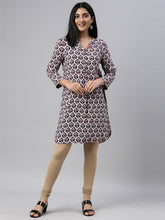 Load image into Gallery viewer, Go Colors Khaki Cotton Stretch Churidar
