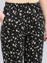 Load image into Gallery viewer, Go Colors Black Knit Lounge Pants
