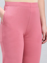 Load image into Gallery viewer, Go Colors Blush Pink Cotton Stretch Kurti pants

