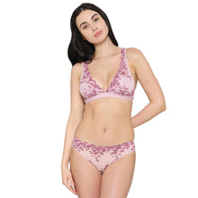 Load image into Gallery viewer, Wacoal Embrace Lace Low Waist Medium Coverage Bridal Wear Lace Bikini Panty -Light Pink 64391
