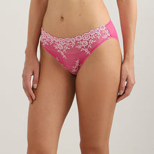 Load image into Gallery viewer, Wacoal Embrace Lace Low Waist Medium Coverage Bridal Wear Lace Bikini Panty-Dark Pink 64391
