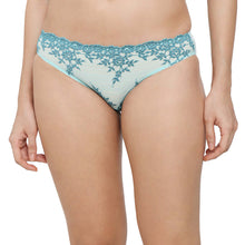 Load image into Gallery viewer, Wacoal Embrace Lace Low Waist Medium Coverage Bridal Wear Lace Bikini Panty - Aqua 64391
