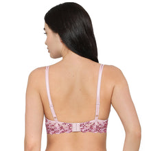 Load image into Gallery viewer, Wacoal Embrace Lace Non Padded Wired 3/4th Cup Bridal Wear Medium coverage Fashion Bra - Pink 65191
