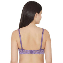 Load image into Gallery viewer, Wacoal Embrace Lace Non Padded Wired 3/4th Cup Bridal Wear Medium coverage Fashion Bra - Purple 65191
