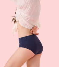 Load image into Gallery viewer, Enamor IP01 Innovations Bamboo Bliss, Anti Rash, All Day Comfort, Mid Waist Brief Panty for Women - Super Soft, Naturally Absorbent, Antimicrobial with Stain release, Inner Elastic, Full Coverage-  Pack of 1 (Eclipse)
