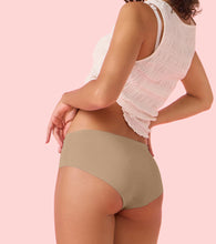 Load image into Gallery viewer, Enamor PH40 Innovations Invisi, All Day Comfort, Mid Waist Hipster Panty for Women - No Visible Panty Lines, Sweat wicking, Free Cut, Full Coverage -  Pack of 1 (Honey Beige)
