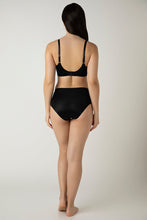 Load image into Gallery viewer, Amante Glam Floral Non-Padded Wired Minimizer Bra - Black 05201
