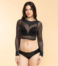 Load image into Gallery viewer, Enamor P141 Low Rise Bikini with Elegant Eyelash Lace and String Detailing for Chic Style
