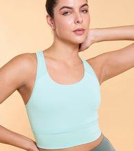 Load image into Gallery viewer, Enamor A202 Basic Workout Sports Bra Medium Impact Dry Fit Longline Basic Sports Bra
