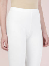 Load image into Gallery viewer, Go Colors White Ponte Smart Fit Leggings
