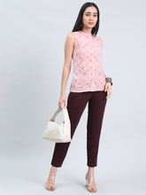 Load image into Gallery viewer, Go Colors Dark Wine Cotton Stretch Kurti Pants
