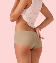 Load image into Gallery viewer, Enamor PS40 Innovations Invisi, All Day Comfort, Mid Waist Boyshorts Panty for Women - No Visible Panty Lines, Breathable, Sweat wicking, Free Cut, Full Coverage -  Pack of 1 (Honey Beige)
