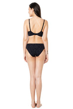 Load image into Gallery viewer, Amante Smooth Charm Padded Non-Wired T-Shirt Bra - Black Dot Print 10606
