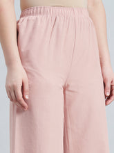 Load image into Gallery viewer, Go Colors Baby Pink Cotton Hakoba Palazzo
