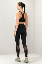 Load image into Gallery viewer, Amante Energize Medium Impact Round Neck Sports Bra - Black 98701
