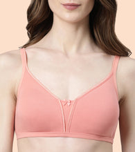 Load image into Gallery viewer, Enamor Stay New Comfort Triangle Cotton T-Shirt Bra | A072
