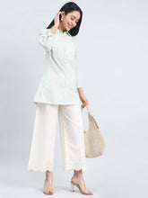 Load image into Gallery viewer, Go Colors Cream Cotton Hakoba Palazzo
