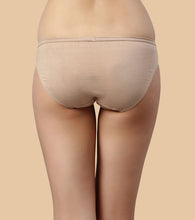 Load image into Gallery viewer, Enamor CB03 Chic Cotton, All Day Comfort, Low Waist Bikini Panty for Women - Naturally Breathable, Antimicrobial with Stain release, Inner Elastic, Regular Coverage -  Pack of 5 (Jet Black / Nude)
