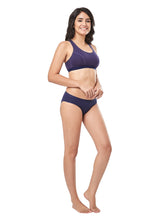 Load image into Gallery viewer, Amante every de Lounge Essentials Non-Padded Non-Wired Full Cover Slip-on Bra - Eclipse
