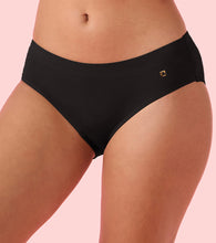 Load image into Gallery viewer, Enamor CR17 Chic Stretch Cotton, All Day Comfort, Mid Waist Hipster Panty for Women - Naturally Breathable, Antimicrobial with Stain release, Inner Elastic, Full Coverage -  Pack of 5 (Jet Black)
