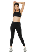 Load image into Gallery viewer, Amante Energize High Impact Round Neck Sports Bra - Jet Black 98801
