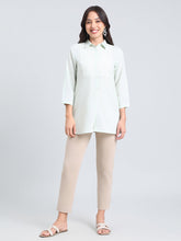 Load image into Gallery viewer, Go Colors Dark Beige Cotton Stretch Kurti Pants
