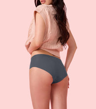 Load image into Gallery viewer, Enamor PH40 Innovations Invisi, All Day Comfort, Mid Waist Hipster Panty for Women - No Visible Panty Lines, Sweat wicking, Free Cut, Full Coverage -  Pack of 1 (Ink Grey)
