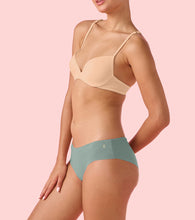 Load image into Gallery viewer, Enamor PB40 Innovations Invisi, All Day Comfort, Low Waist Bikini Panty for Women - No Visible Panty Lines, Sweat wicking, Free Cut, Regular Coverage -  Pack of 1 (Jadeite)
