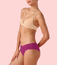 Load image into Gallery viewer, Enamor PB40 Innovations Invisi, All Day Comfort, Low Waist Bikini Panty for Women - No Visible Panty Lines, Sweat wicking, Free Cut, Regular Coverage -  Pack of 1 (Queen Pink)
