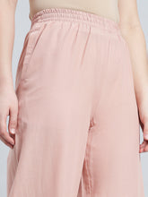 Load image into Gallery viewer, Go Colors Baby Pink 100% Cotton Hakoba Wide Pant
