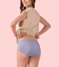 Load image into Gallery viewer, Enamor IP37 Innovations Flexi Free, Comfy Essentials, No Visible Panty Lines, All Day Comfort, Mid Waist Brief Panty for Women - Regular Coverage (Pastel Lilac)
