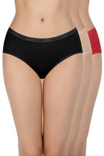 Load image into Gallery viewer, Amante Solid Low Rise Hipster Panties (Pack of 3) 43001

