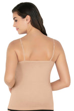 Load image into Gallery viewer, Amante Cotton Camisole (Pack of 2) - Black- Nude 77202
