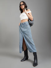 Load image into Gallery viewer, Go Colors Denim Skirt

