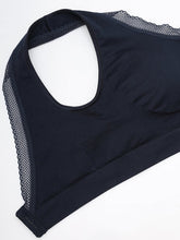 Load image into Gallery viewer, Enamor Innovations Flexifree, Plunge, Ultra Comfort Women's  Bralette - No-Pinch, No-Dig, 360 Degree Flex, Seamless Lift, Fixed cup, Padded, Wirefree, High Coverage  - F137 (Lisbon Blue)
