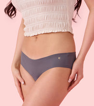 Load image into Gallery viewer, Enamor PB40 Innovations Invisi, All Day Comfort, Low Waist Bikini Panty for Women - No Visible Panty Lines, Sweat wicking, Free Cut, Regular Coverage -  Pack of 1 (Ink Grey)
