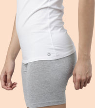 Load image into Gallery viewer, Enamor Sleeveless Scoop Neck Regular Length Camisole For Women - Slim Fit, Soft Stretch Cotton - E003 (White)
