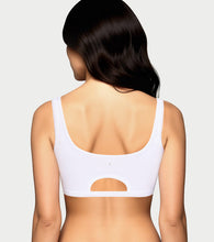 Load image into Gallery viewer, Enamor BambooBliss Pop-on Bra, Non-Padded, Wirefree, High Coverage - IB06 (White/Honey Beige)-Pack of 2
