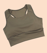 Load image into Gallery viewer, Enamor A202 Basic Workout Sports Bra Medium Impact Dry Fit Longline Basic Sports Bra
