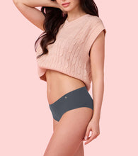 Load image into Gallery viewer, Enamor PH40 Innovations Invisi, All Day Comfort, Mid Waist Hipster Panty for Women - No Visible Panty Lines, Sweat wicking, Free Cut, Full Coverage -  Pack of 1 (Ink Grey)
