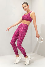 Load image into Gallery viewer, Amante Energize Medium Impact Round Neck Sports Bra - Mosaic Print 98701

