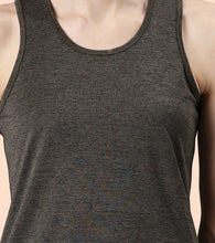 Load image into Gallery viewer, Enamor Athleisure- A308BASIC WORKOUT TANK | DRY FIT RACER TANK WITH REFECTIVE GRAPHICRELAXED FIT | REGULAR LENGTH
