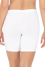 Load image into Gallery viewer, Amante Smooth Mid-thigh Cotton Shortie Liner (Pack of 2) - Black-White 76902

