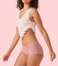 Load image into Gallery viewer, Enamor PS40 Innovations Invisi, All Day Comfort, Mid Waist Boyshorts Panty for Women - No Visible Panty Lines, Breathable, Sweat wicking, Free Cut, Full Coverage -  Pack of 1 (Nostalgia Rose)
