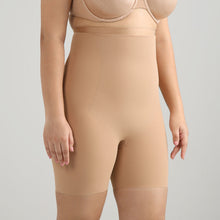 Load image into Gallery viewer, Wacoal Shape Revelation High Waist Full Coverage Firm Control Seamless Thigh Shaper - Beige 808387
